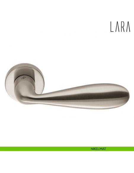 Maniglia per porta Lara Colombo Design nikelmat