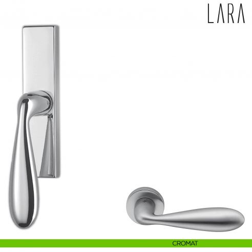 Maniglia per finestra cremonese Lara Colombo Design cromat