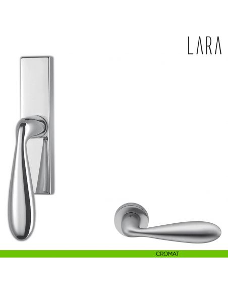Maniglia per finestra cremonese Lara Colombo Design cromat