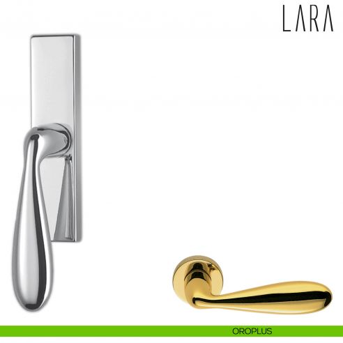 Maniglia per finestra cremonese Lara Colombo Design oroplus
