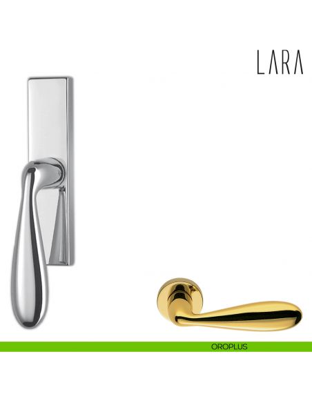 Maniglia per finestra cremonese Lara Colombo Design oroplus