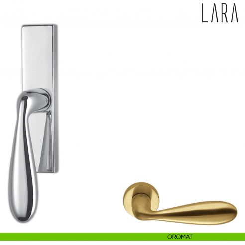 Maniglia per finestra cremonese Lara Colombo Design oromat