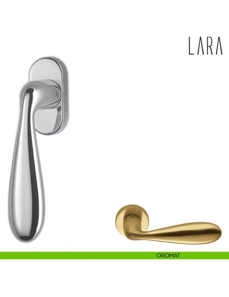 Maniglia per finestra martellina DK Lara Colombo Design oromat
