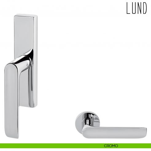 Maniglia per finestra cremonese Lund Colombo Design cromo
