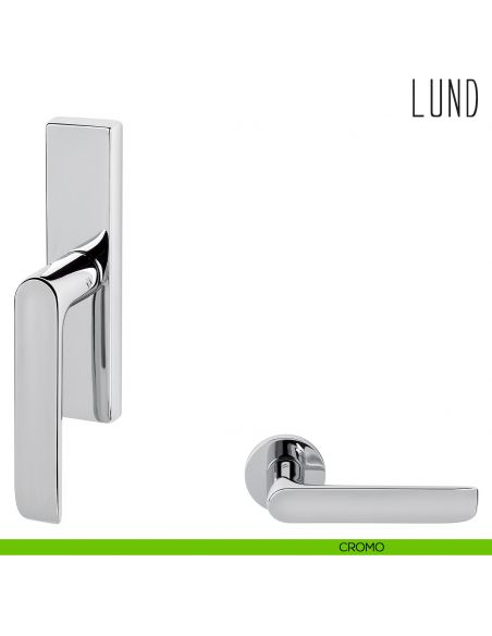 Maniglia per finestra cremonese Lund Colombo Design cromo
