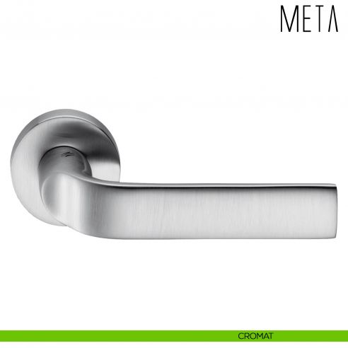 Maniglia per porta Meta Colombo Design cromat