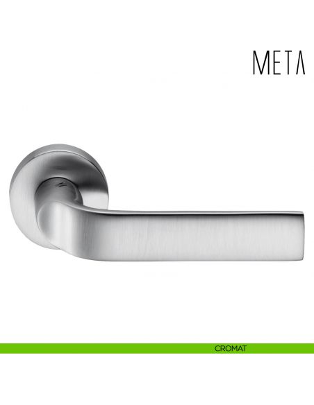 Maniglia per porta Meta Colombo Design cromat
