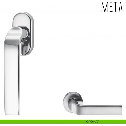 Maniglia per finestra martellina DK Meta Colombo Design cromat