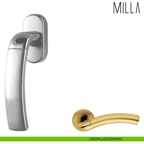 Maniglia per finestra martellina DK Milla Colombo Design oroplus-oromat