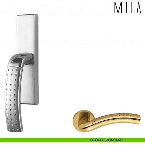 Maniglia per finestra cremonese Milla Colombo Design oroplus-oromat