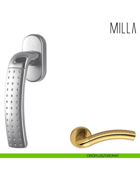 Maniglia per finestra martellina DK Milla Colombo Design oroplus-oromat