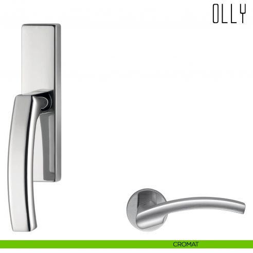 Maniglia per finestra cremonese Olly Colombo Design cromat