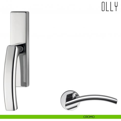 Maniglia per finestra cremonese Olly Colombo Design cromo