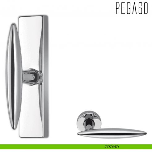 Maniglia per finestra cremonese Pegaso Colombo Design cromo