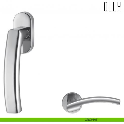 Maniglia per finestra martellina DK Olly Colombo Design cromat