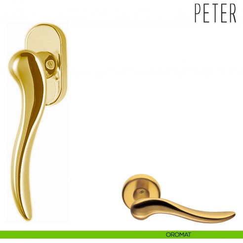 Maniglia per finestra martellina DK Peter Colombo Design oromat