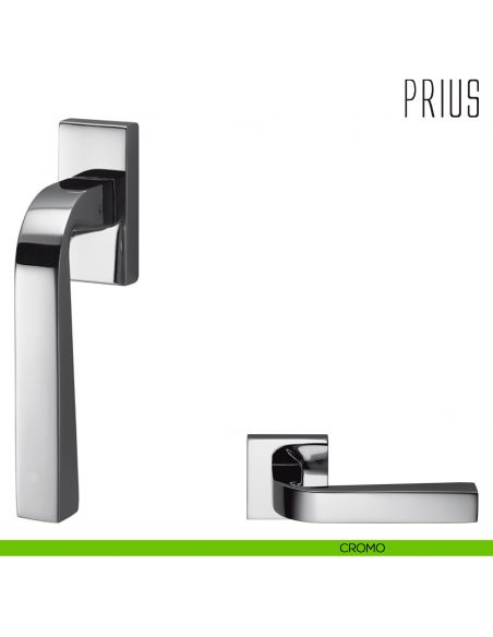 Maniglia per finestra martellina DK Prius Colombo Design cromo