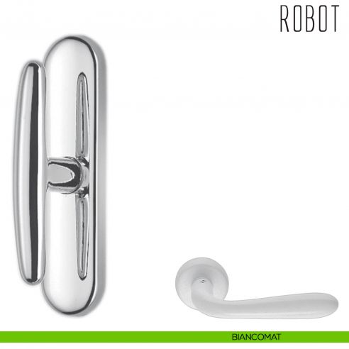 Maniglia per finestra cremonese Robot Colombo Design biancomat