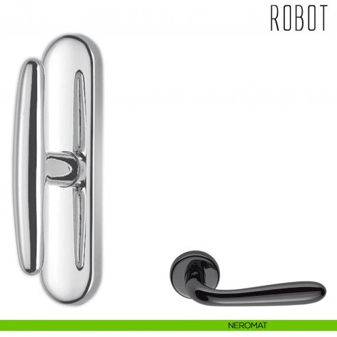 Maniglia per finestra cremonese Robot Colombo Design neromat