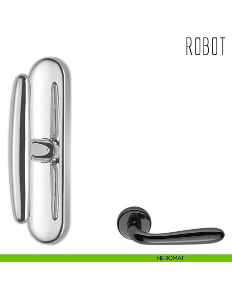 Maniglia per finestra cremonese Robot Colombo Design neromat