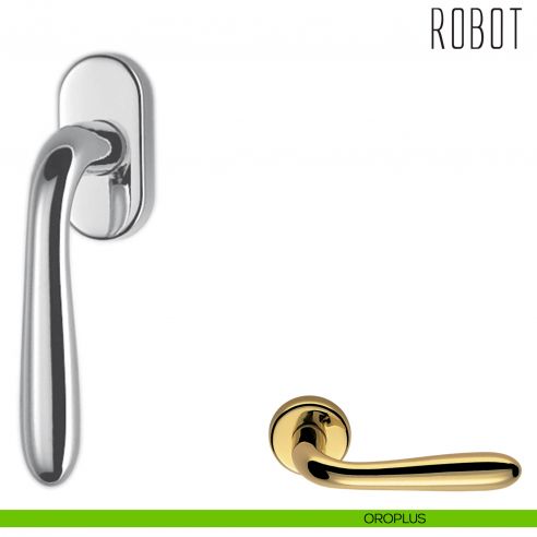 Maniglia per finestra martellina DK Robot Colombo Design oroplus