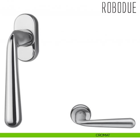 Maniglia per finestra martellina DK Robodue Colombo Design cromat