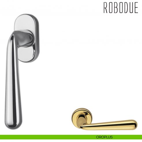 Maniglia per finestra martellina DK Robodue Colombo Design oroplus