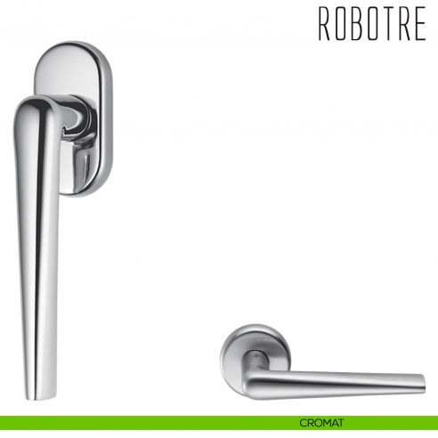 Maniglia per finestra martellina DK Robotre Colombo Design cromat