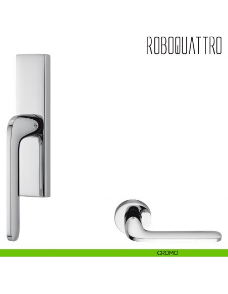 Maniglia per finestra cremonese Roboquattro Colombo Design cromo