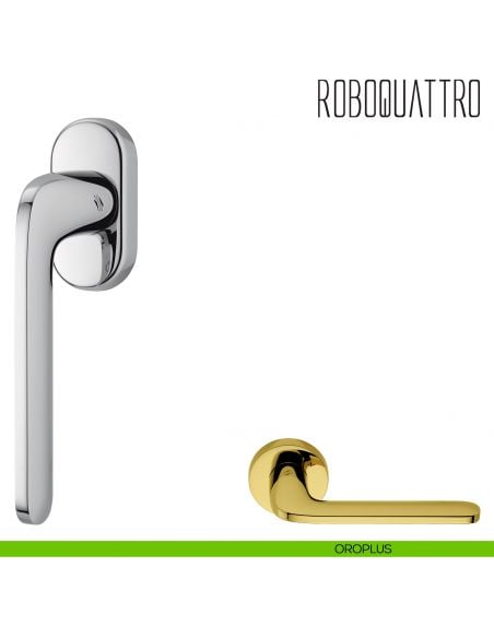 Maniglia per finestra martellina DK Roboquattro Colombo Design oroplus