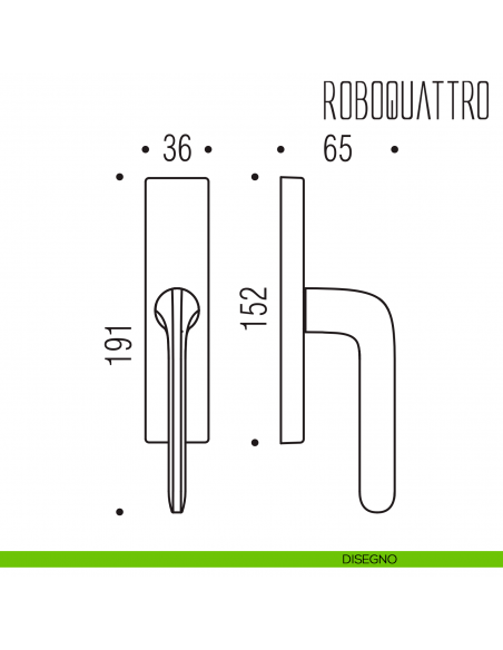 Cremonese Roboquattro Colombo Design disegno