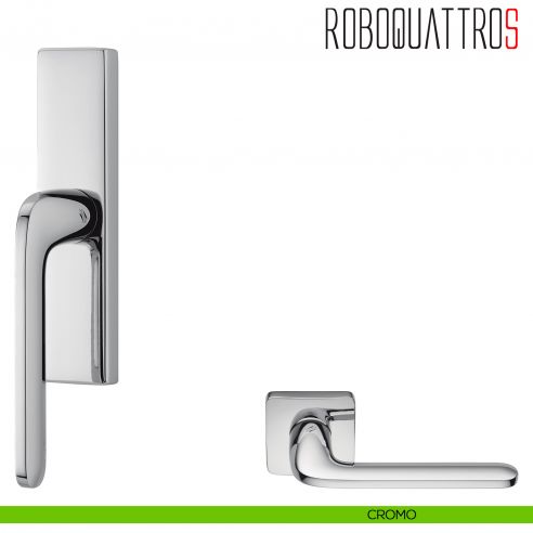 Maniglia per finestra cremonese Roboquattro S Colombo Design cromo