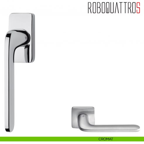 Maniglia per finestra martellina DK Roboquattro S Colombo Design cromat