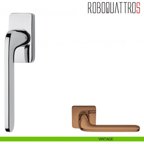 Maniglia per finestra martellina DK Roboquattro S Colombo Design vintage