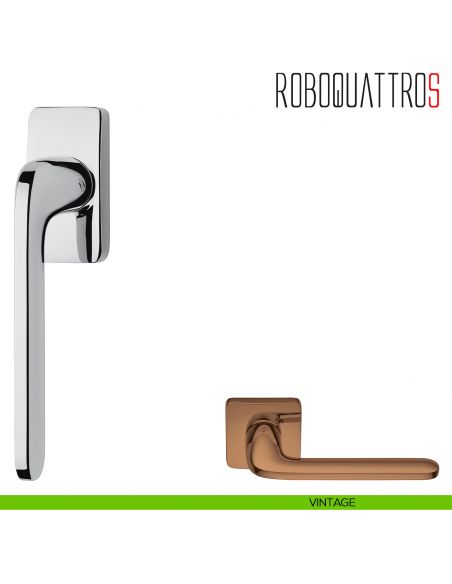 Maniglia per finestra martellina DK Roboquattro S Colombo Design vintage