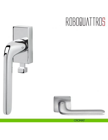 Maniglia per finestra DK con pulsante Roboquattro S Colombo Design