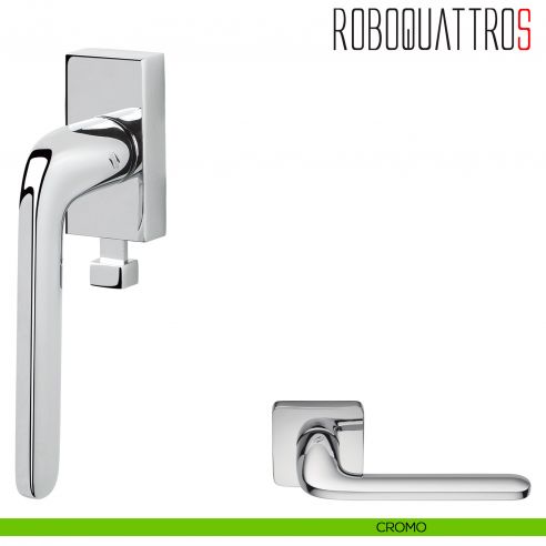 Maniglia per finestra DK con pulsante Roboquattro S Colombo Design