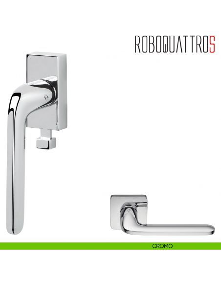 Maniglia per finestra DK con pulsante Roboquattro S Colombo Design