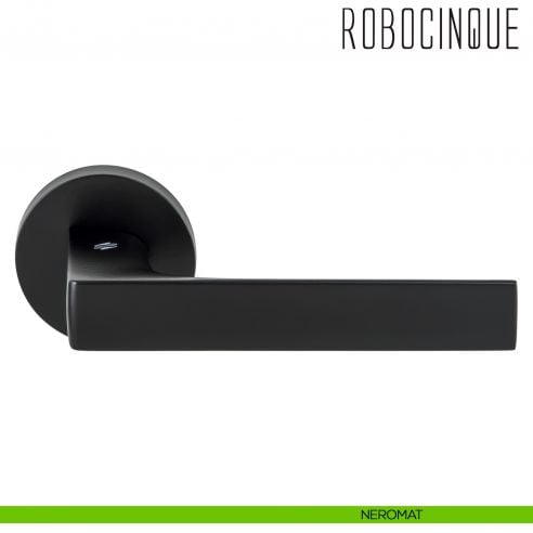 Maniglia per porta Robocinque Colombo Design neromat