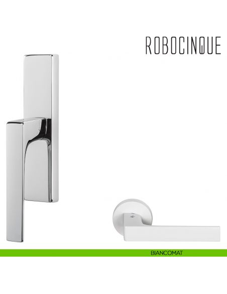 Maniglia per finestra cremonese Robocinque Colombo Design biancomat