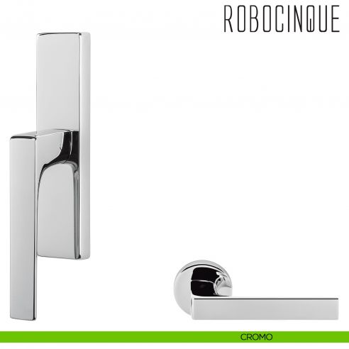 Maniglia per finestra cremonese Robocinque Colombo Design cromo