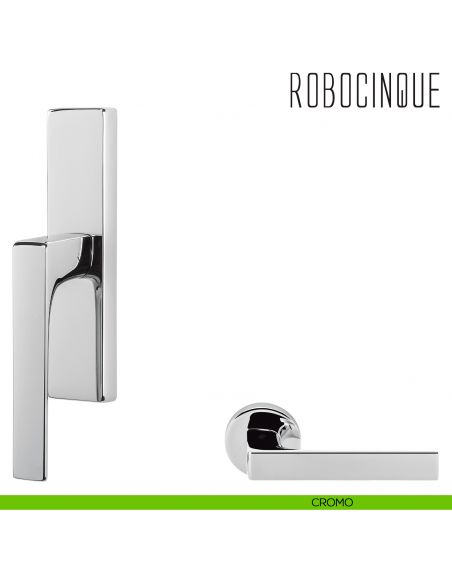 Maniglia per finestra cremonese Robocinque Colombo Design cromo