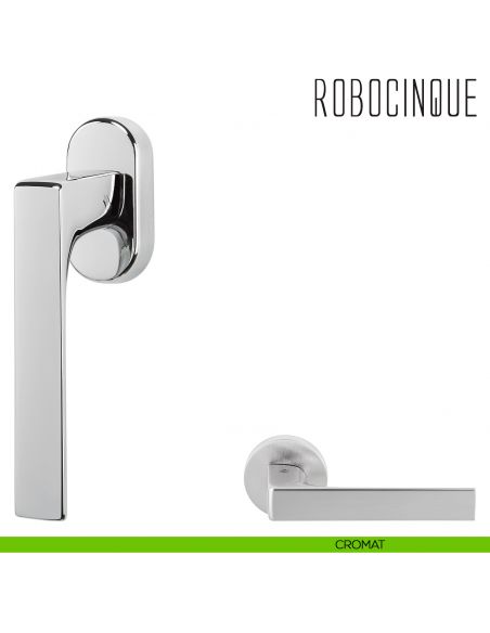 Maniglia per finestra martellina DK Robocinque Colombo Design cromat