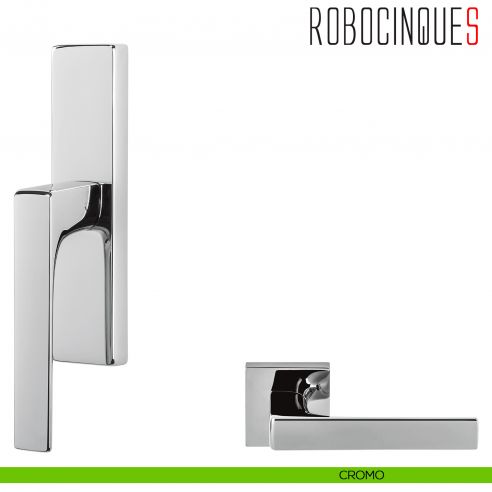 Maniglia per finestra cremonese Robocinque S Colombo Design cromo