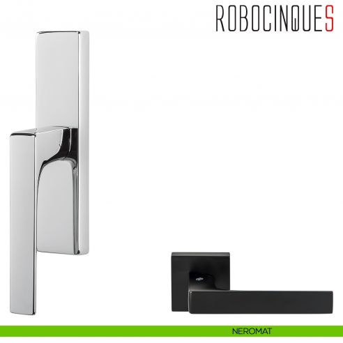 Maniglia per finestra cremonese Robocinque S Colombo Design neromat