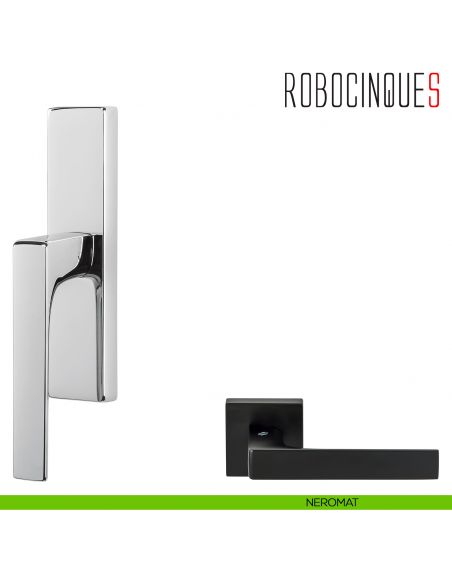Maniglia per finestra cremonese Robocinque S Colombo Design neromat