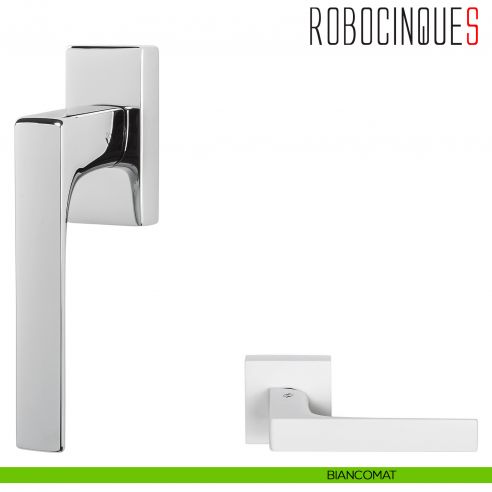 Maniglia per finestra martellina DK Robocinque S Colombo Design biancomat