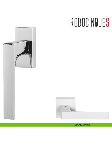 Maniglia per finestra martellina DK Robocinque S Colombo Design biancomat