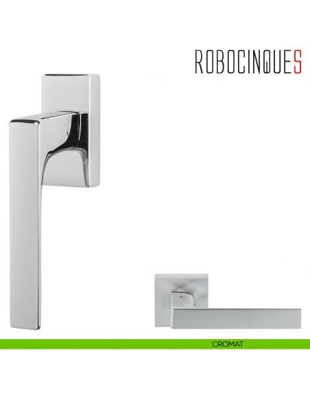 Maniglia per finestra martellina DK Robocinque S Colombo Design cromat