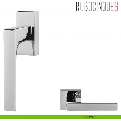 Maniglia per finestra martellina DK Robocinque S Colombo Design cromo